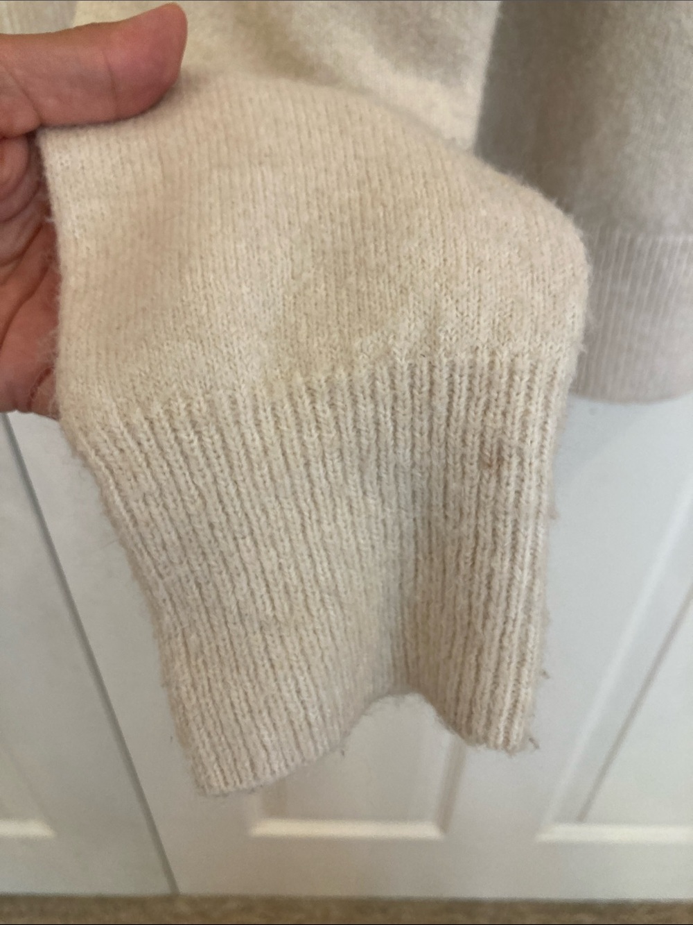 H&M Red and Cream Patterned Knit Sweater - Picture 6 of 10